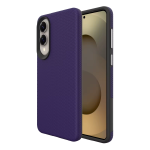 Triangle Shockproof Case With Anti Slip Grains for Samsung Galaxy S25 Edge – Deep Purple